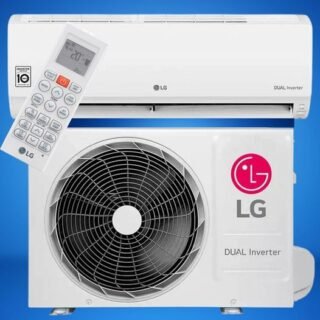 [SHOPTIME] Ar Condicionado Split Inverter LG Hi Wall DUAL Compact 9000 BTUs Frio S4NQ09WA5AC – 220V