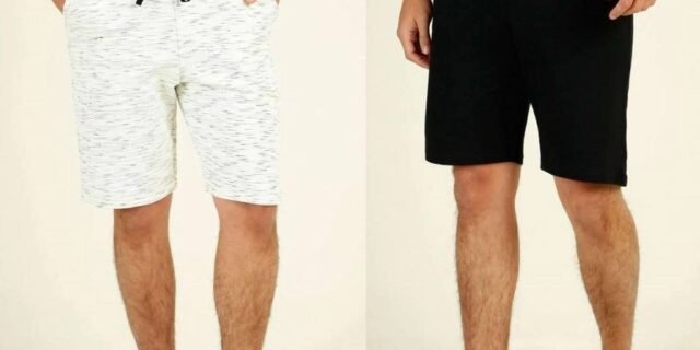 [AMERICANAS] Kit 2 Bermudas Masculina Moletinho Amarração