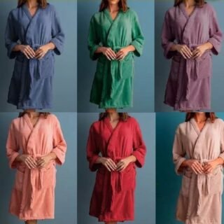 [MAGAZINE] Roupão Atlântica Kimono de Microfibra (6 Cores)