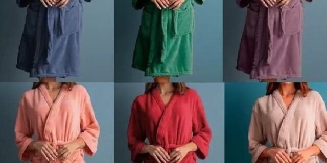 [MAGAZINE] Roupão Atlântica Kimono de Microfibra (6 Cores)