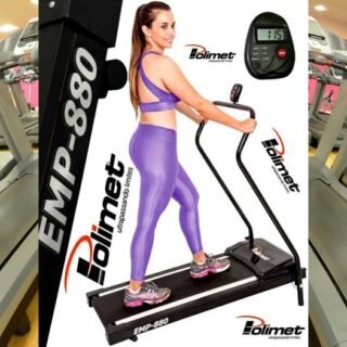 [AMERICANAS] Esteira Ergométrica Mecânica Polimet EMP-880 – Preta