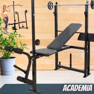 [AMERICANAS] Academia Residenci0al Multi Gym c/ 4kg e Anilhas – Polimet