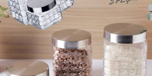 [AMERICANAS] Conjunto De Potes De Vidro 3 Peças 550 Ml / 875 Ml / 1175 Ml – La Cuisine