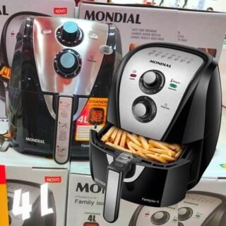 [AMERICANAS] Fritadeira sem Óleo Mondial Air Fryer AFN-40-BI, 4 Litros, 1500W, Preto/Inox