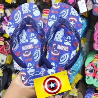 [MAGAZINE] Chinelo Top Marvel Logomania, Havaianas, Criança Unissex