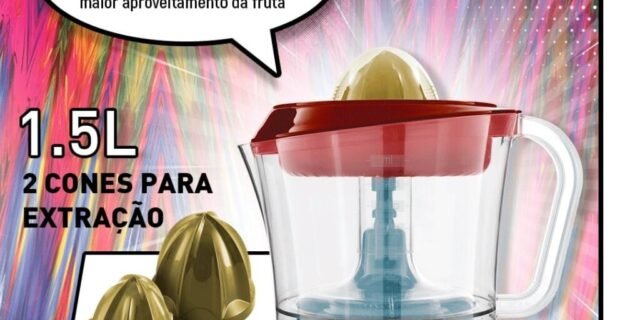 [CASAS BAHIA] Espremedor de Frutas Philco Mulher Maravilha Super 350 1,5L
