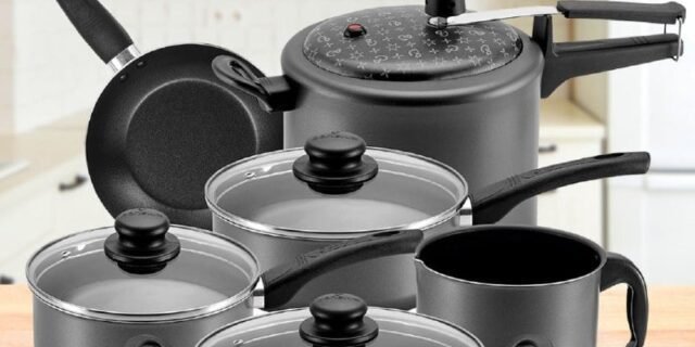 [SUBMARINO] Conjunto De Panelas Antiaderente C/ Panela De Pressão – 6 Peças – Panelux