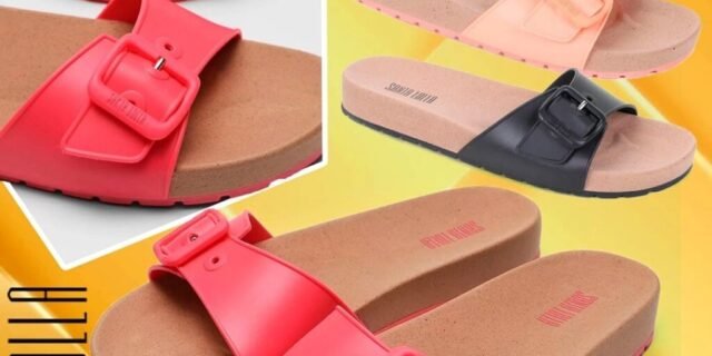 [ZATTINI] Slide SANTA LOLLA Hot Peach Feminina (4 Cores)