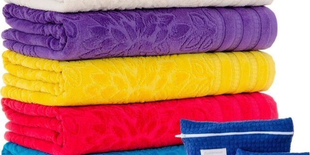 [SHOPTIME] Jogo de Banho Sicília 5 Peças + Kit 2 Necessaires Cores Sortidas – Casa & Conforto By Buddemeyer