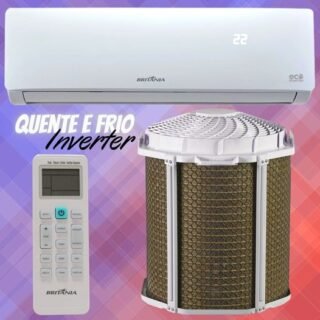 [AMERICANAS] Ar Condicionado Split Inverter Britânia 12000 BTUs BAC12000ITQFM9W Quente e Frio – 220v