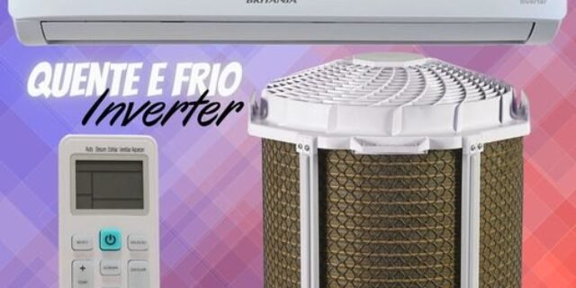 [AMERICANAS] Ar Condicionado Split Inverter Britânia 12000 BTUs BAC12000ITQFM9W Quente e Frio – 220v