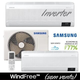 [AMERICANAS] Ar Condicionado Split Inverter Samsung WindFree 9000 btus Frio 220V AR09AVHABWKXAZ