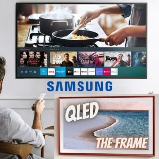 [AMERICANAS] Samsung Smart TV 43″ QLED 4K The Frame 2021 43LS03A Design Slim Suporte de parede Slim incluso Única Conexão Molduras customizáveis Modo Arte