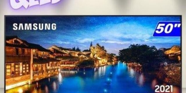 [SUBMARINO] Smart Tv 50″ Qled Samsung 4k 50q60a Modo Game Som Em Movimento Virtual Tela Sem Limites Design Slim