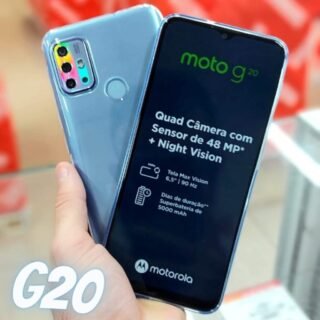 [CARREFOUR] ✅ Smartphone Motorola Moto G20 64GB 4G Tela 6.5″ Câmera Quádrupla 48MP Selfie 13MP Android 11