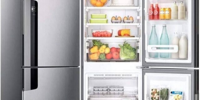 [MAGAZINE] Geladeira Consul Frost Free Duplex 397 litros Evox com freezer embaixo – CRE44AK