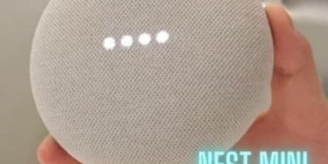 Nest Mini (2ª geração): Smart Speaker com Google Assistente – Cinza
