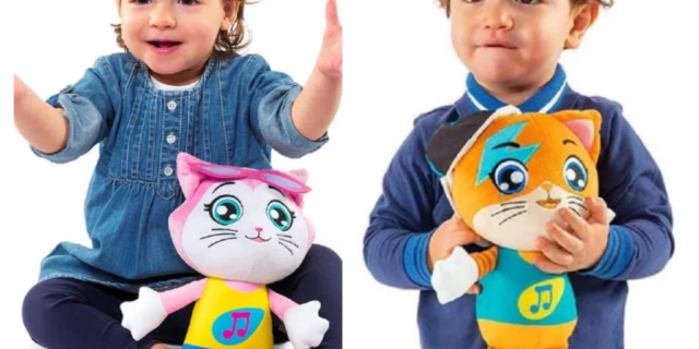 Pelúcia Lampo dos 44 Gatos, Chicco, Chicco, Colorido