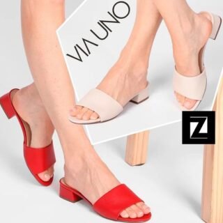 [ZATTINI] Tamanco Via Uno Salto Bloco Baixo