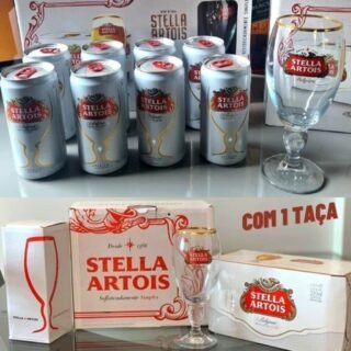 [MAGAZINE] Kit Cerveja Stella Artois American Standard Lager – 269ml Cada 8 Unidades com 1 Taça