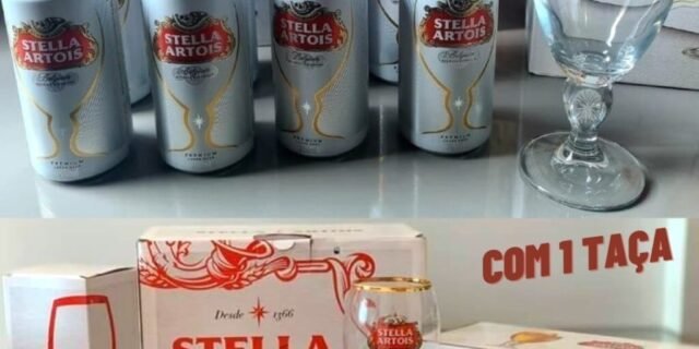 [MAGAZINE] Kit Cerveja Stella Artois American Standard Lager – 269ml Cada 8 Unidades com 1 Taça