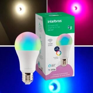 [MAGAZINE] Lâmpada Inteligente Intelbras Wi-Fi RGB E27 – Dimerizável 10W Izy EWS 410 compatível com Alexa