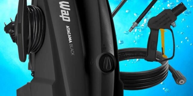 [MAGAZINE] Lavadora de Alta Pressão e Desobstruidora WAP – Atacama Black Ultra 1500 Libras 1400W Mangueira 5m