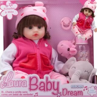 [MAGAZINE] Bebê Reborn Dream Sophie Laura Baby – 47cm com Acessórios