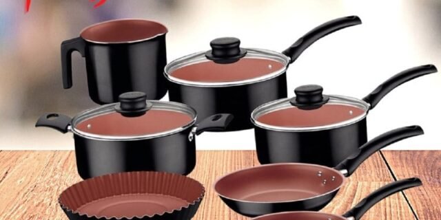 [AMERICANAS] Jogo De Panelas Turim 10 Peças Tramontina Antiaderente Starflon Max Preto