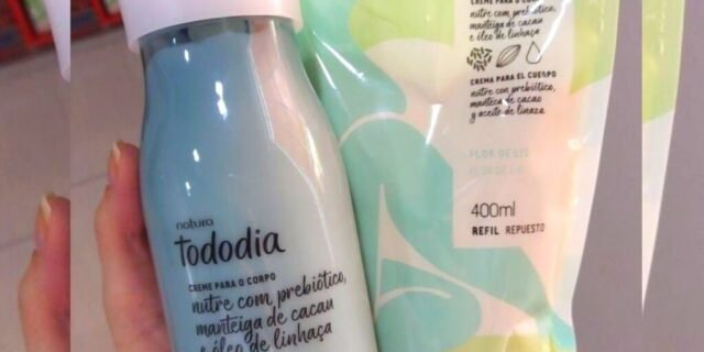 [NATURA] Kit Creme Desodorante Nutritivo Para o Corpo Flor De Lis