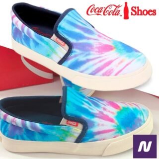 [NETSHOES] Tênis Coca-Cola Slip On Iate Tie Dye Feminino – Colorido