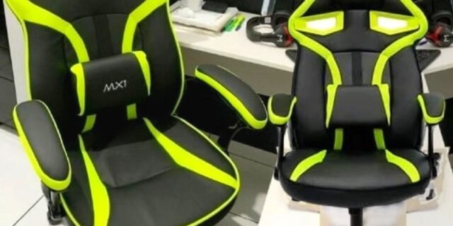 [SUBMARINO] Cadeira Gamer Mymax Mx1 Giratória (Verde, Preta ou Azul)