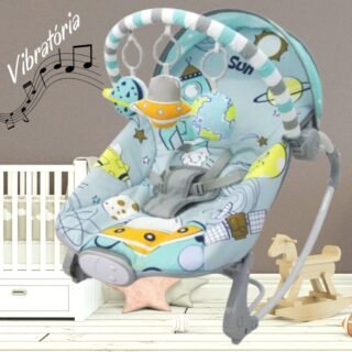 [SHOPTIME] Cadeirinha De Descanso Para BebÊ Dican Musical VibratÓRia Passeio Espacial