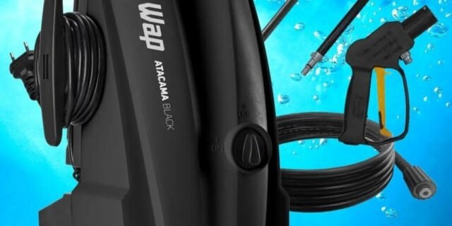 [MAGAZINE] Lavadora de Alta Pressão e Desobstruidora WAP – Atacama Black Ultra 1500 Libras 1400W Mangueira 3m