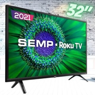 [AMERICANAS] Smart TV Semp 32″ Roku LED HD R5500 Wi-Fi Dual Band 3 HDMI 1 USB com Controle por Aplicativo