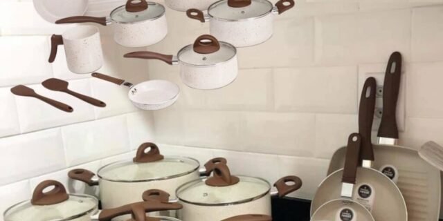 [AMERICANAS] Jogo De Panelas 10 Peças Life Smart Plus Revestimento Cerâmico Vanilla Brinox