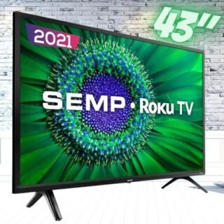 [SHOPTIME] Smart TV 43″ Led Semp Roku R5500 FHD Wifi Dual Band 3 HDMI 1 USB com Controle por Aplicativo