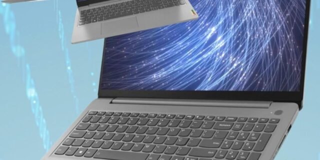 [SUBMARINO] Notebook Lenovo Ultrafino Ideapad 3 R5-5500u 8gb 256gb Ssd Windows 11 15.6 82mf0003br Prata