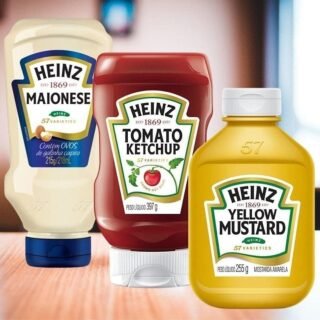 [MAGAZINE] Kit Tradicional Heinz 03 Unidades Ketchup – 397g + Maionese 215g + Mostarda Amarela 255g
