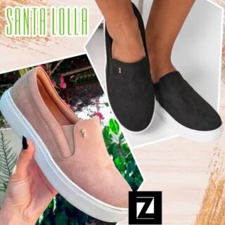 [ZATTINI] Slip On Santa Lolla Caixa Alta Feminino