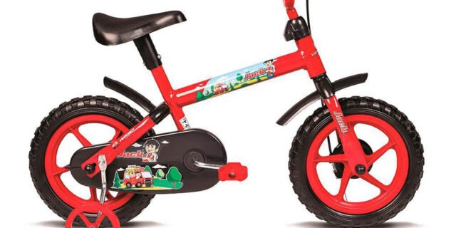 [AMERICANAS] Bicicleta Infantil Aro 12 Jack Vermelho E Preto 10444 Verden