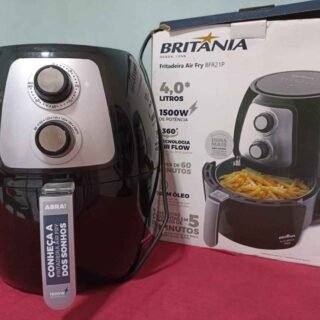 [AMERICANAS] Fritadeira Air Fry Britânia Air Flow 360° BFR21P 4 Litros 1500W