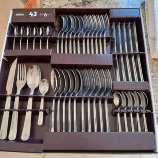[MAGAZINE] Faqueiro Brinox Inox Modena – 42 Peças