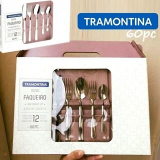 [AMERICANAS] Faqueiro Inox 60pc Buzios Tramontina