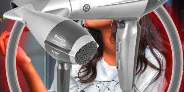 [MAGAZINE] Secador de Cabelo Philco Expertpro PSC 2500 – Cinza Tourmaline Íon 2200W 2 Velocidades