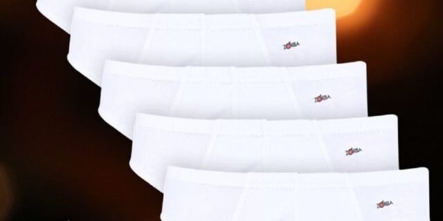 [ZATTINI] Kit Cueca Slip Zorba Lisas Com 6 Peças – Branco