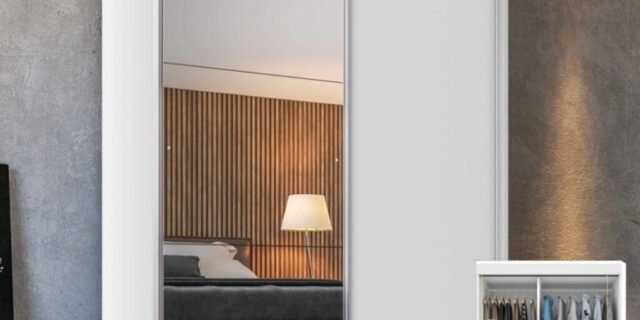 [AMERICANAS] Guarda Roupa Solteiro 2 Portas de Correr 2 Gavetas e Espelho Peônia Yescasa Branco