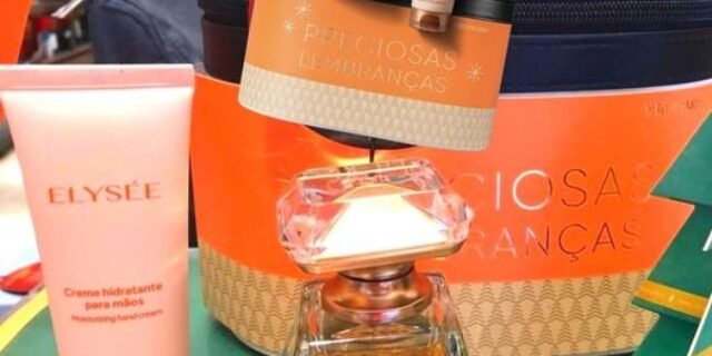 [O BOTICARIO]Kit Presente Elysée (3 itens): Elysée Eau de Parfum 50ml + Creme Desodorante Hidratante para Mãos Elysée 50g + Frasqueira