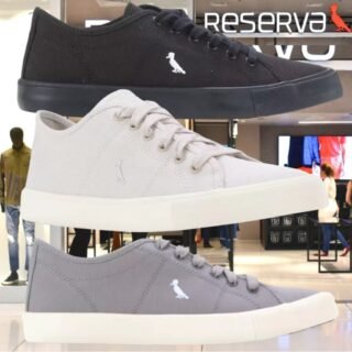 [MAGAZINE] Tênis Reserva Lona Masculino (Preto ou Cinza)