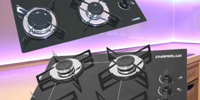 [SHOPTIME] Cooktop 4 Bocas Ultrachama Preto